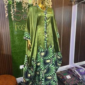 African Fabric, African Dress Women's Long Gown
